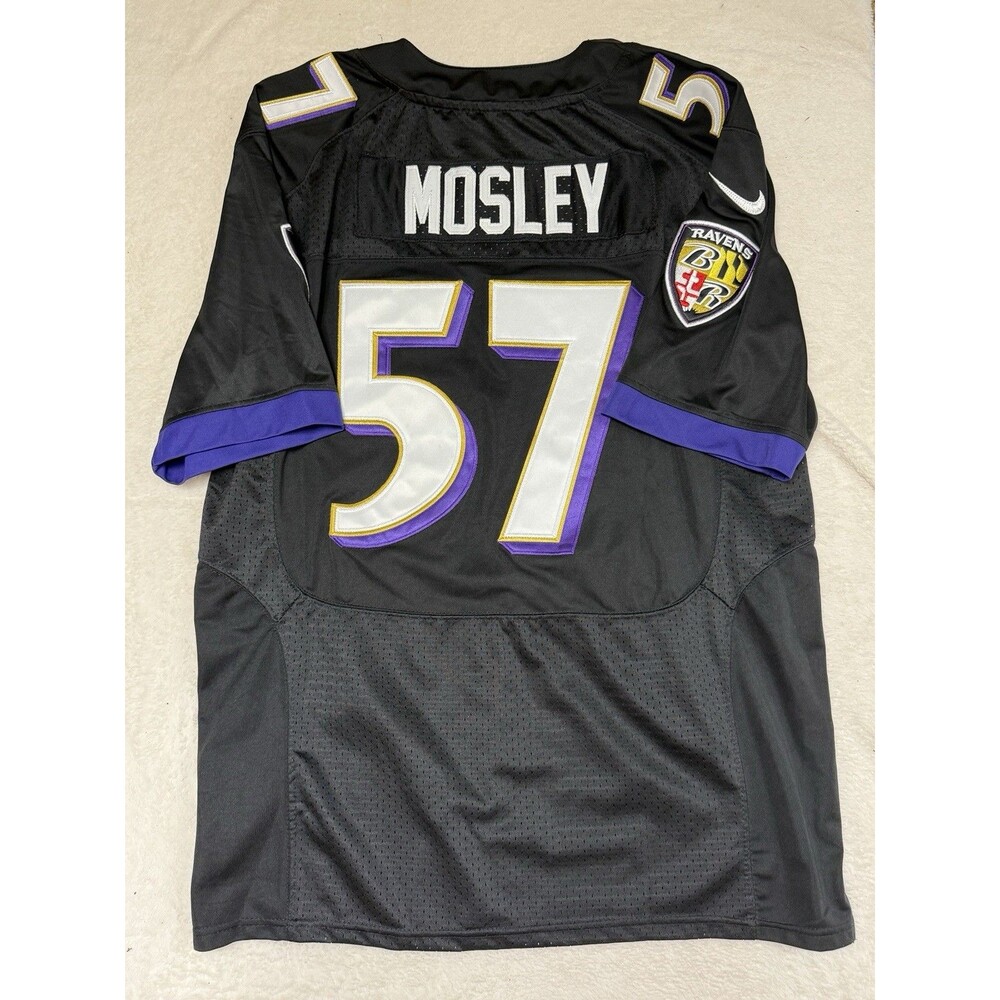 NIKE C.J.‎ MOSLEY #57 BALTIMORE RAVENS NFL FOOTBALL SHIRT JERSEY SIZE 44 M